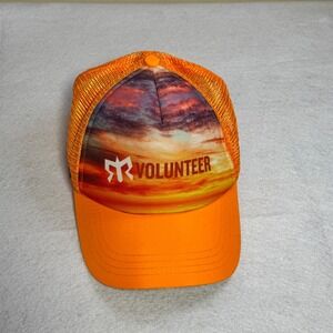 Boco Gear Reebok Ragnar Relay Trucker Hat Orange Mesh Volunteer Sunset Cap